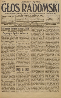 Głos Radomski, 1920, R. 5, nr 23
