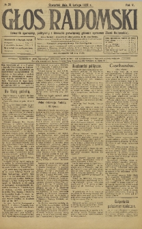 Głos Radomski, 1920, R. 5, nr 25