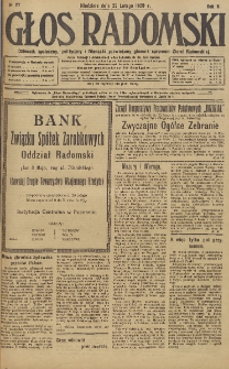 Głos Radomski, 1920, R. 5, nr 27
