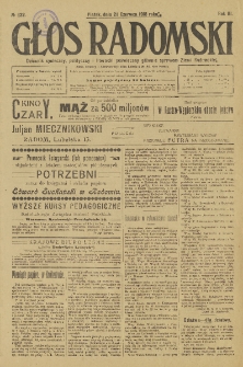 Głos Radomski, 1918, R. 3, nr 122