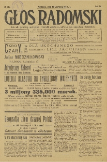 Głos Radomski, 1918, R. 3, nr 124
