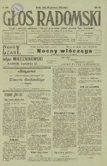 Głos Radomski, 1918, R. 3, nr 126