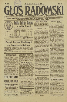 Głos Radomski, 1919, R. 4, nr 205