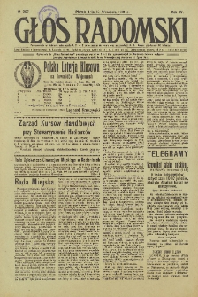 Głos Radomski, 1919, R. 4, nr 207