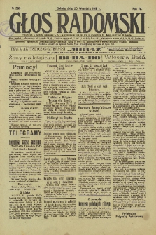 Głos Radomski, 1919, R. 4, nr 208