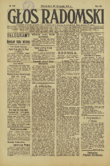 Głos Radomski, 1919, R. 4, nr 210