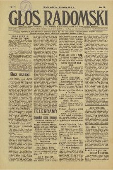Głos Radomski, 1919, R. 4, nr 211