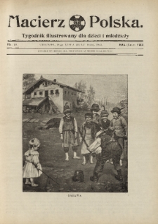 Macierz Polska : Tygodnik powieściowo-illustrowany dla dzieci i młodzieży,1907, R. 8, nr 29