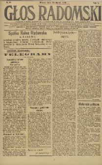 Głos Radomski, 1920, R. 5, nr 44