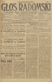Głos Radomski, 1920, R. 5, nr 47