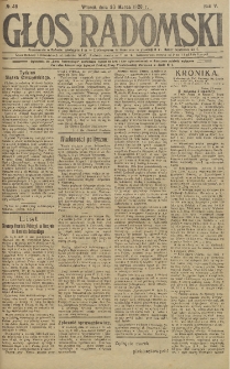 Głos Radomski, 1920, R. 5, nr 48