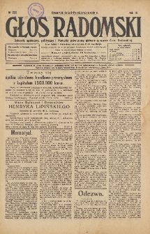 Głos Radomski, 1919, R. 4, nr 222