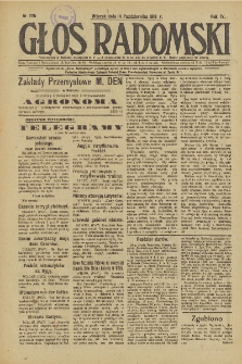 Głos Radomski, 1919, R. 4, nr 225