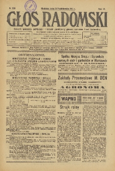 Głos Radomski, 1919, R. 4, nr 228
