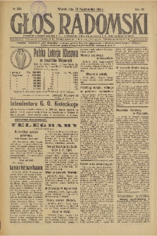 Głos Radomski, 1919, R. 4, nr 233