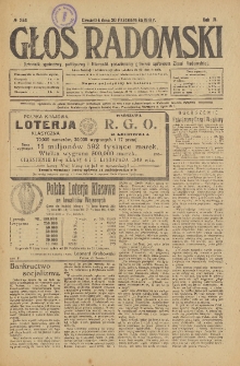 Głos Radomski, 1919, R. 4, nr 234