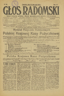 Głos Radomski, 1919, R. 4, nr 241