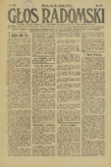 Głos Radomski, 1919, R. 4, nr 244