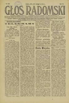 Głos Radomski, 1919, R. 4, nr 246