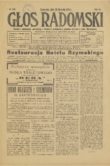 Głos Radomski, 1919, R. 4, nr 265
