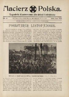 Macierz Polska : Tygodnik powieściowo-illustrowany dla dzieci i młodzieży,1907, R. 8, nr 48