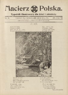 Macierz Polska : Tygodnik powieściowo-illustrowany dla dzieci i młodzieży,1907, R. 8, nr 50