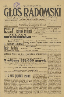 Głos Radomski, 1918, R. 3, nr 173