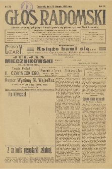Głos Radomski, 1918, R. 3, nr 178