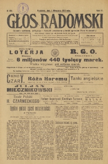 Głos Radomski, 1918, R. 3, nr 181