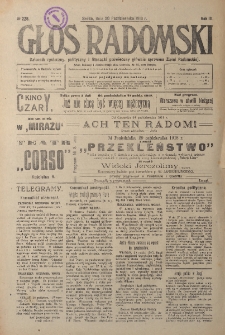 Głos Radomski, 1918, R. 3, nr 228