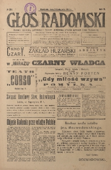 Głos Radomski, 1918, R. 3, nr 231