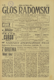 Głos Radomski, 1918, R. 3, nr 260
