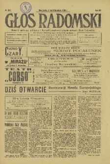 Głos Radomski, 1918, R. 3, nr 261