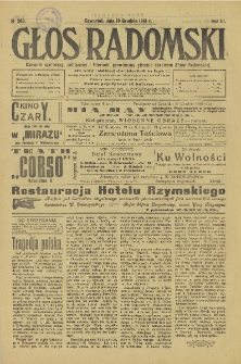 Głos Radomski, 1918, R. 3, nr 269