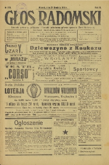 Głos Radomski, 1918, R. 3, nr 273