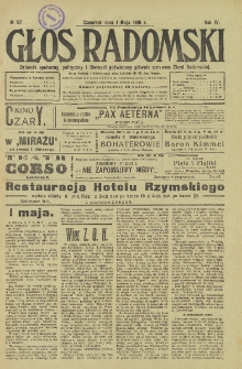 Głos Radomski, 1919, R. 4, nr 97