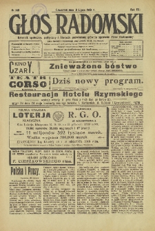 Głos Radomski, 1919, R. 4, nr 143