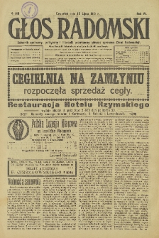 Głos Radomski, 1919, R. 4, nr 149