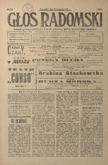 Głos Radomski, 1918, R. 3, nr 234