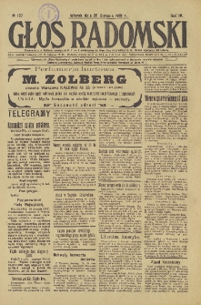 Głos Radomski, 1919, R. 4, nr 187