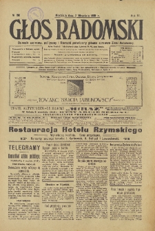 Głos Radomski, 1919, R. 4, nr 198