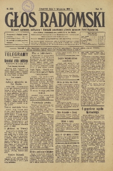 Głos Radomski, 1919, R. 4, nr 200