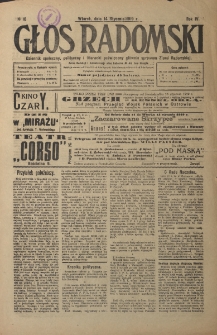 Głos Radomski, 1919, R. 4, nr 10
