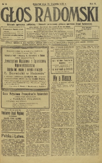 Głos Radomski, 1920, R. 4, nr 14
