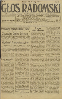 Głos Radomski, 1920, R. 4, nr 21