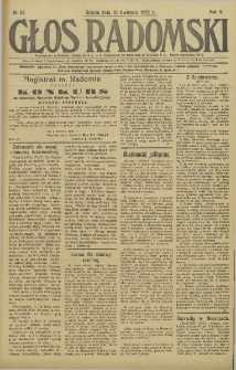 Głos Radomski, 1920, R. 4, nr 52