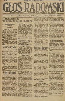 Głos Radomski, 1920, R. 4, nr 60