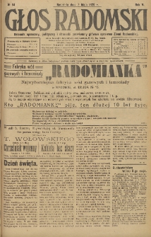 Głos Radomski, 1920, R. 4, nr 64