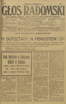 Głos Radomski, 1920, R. 4, nr 66