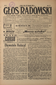 Głos Radomski, 1919, R. 4, nr 11